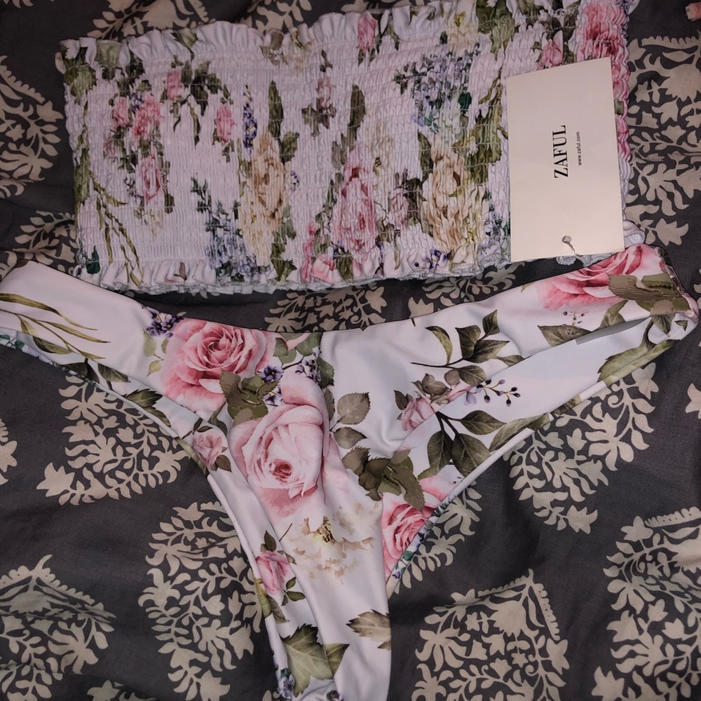Zaful Flower Bikini
